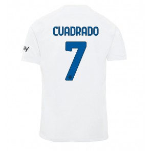 Lacne Muži Futbalové dres Inter Milan Juan Cuadrado #7 2023-24 Krátky Rukáv - Preč